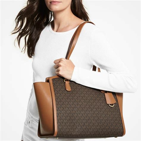 michael kors portemonnee in tas|michael kors tote bag.